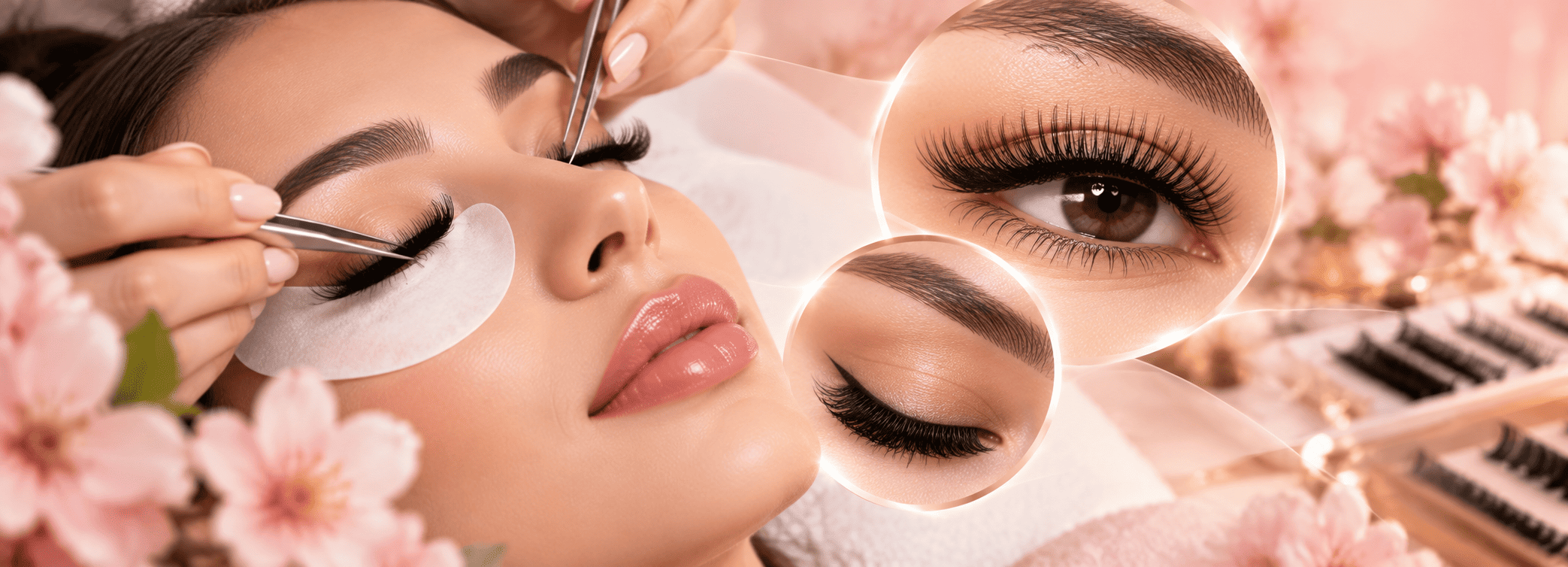 Quyến Rũ Hàng Mi Trong Spa Hoa Hồng (1)